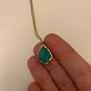 Blue stone Kendra Scott necklace